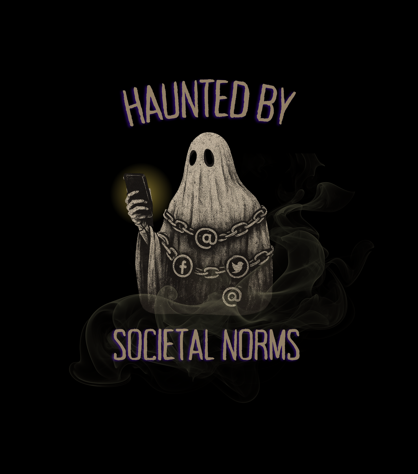 Haunted By Societal Norms- Unisex Lightweight Crewneck