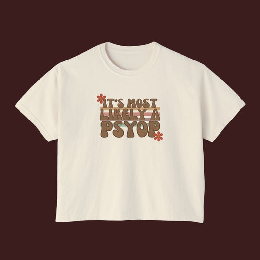 Psyop Women's Boxy Tee