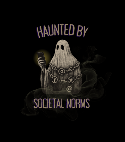 Haunted By Societal Norms- Unisex Lightweight Crewneck
